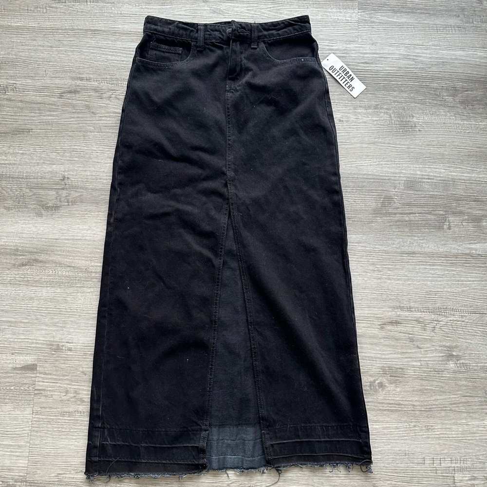 BDG midi denim skirt Sz Xs neutral casual denim lovers